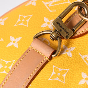 新品同様 LOUIS VUITTON ルイヴィトン スピーディ P9 バンドリエール 25 ボストンバッグ M24426 イエロー ホワイト 中古 4a006733