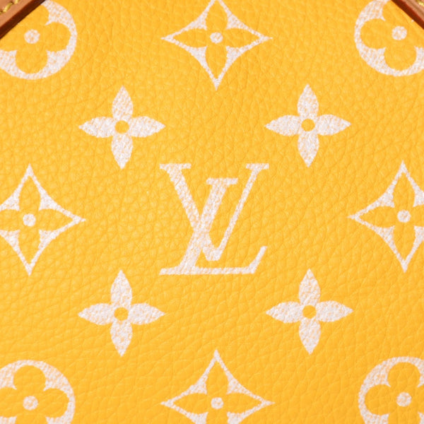 新品同様 LOUIS VUITTON ルイヴィトン スピーディ P9 バンドリエール 25 ボストンバッグ M24426 イエロー ホワイト 中古 4a006733