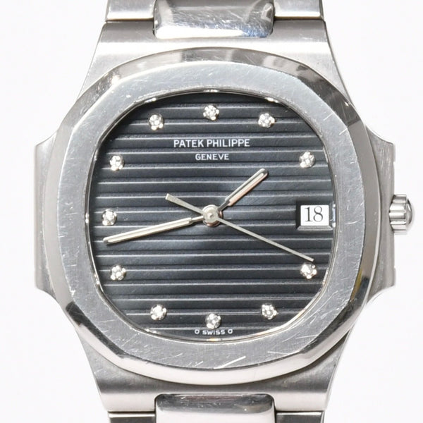 PATEK PHILIPPE パテック フィリップ ノーチラス 3900/1A ネイビー文字盤 時計 重量約71.60g クォーツ ステンレス 美品 中古 4a006716