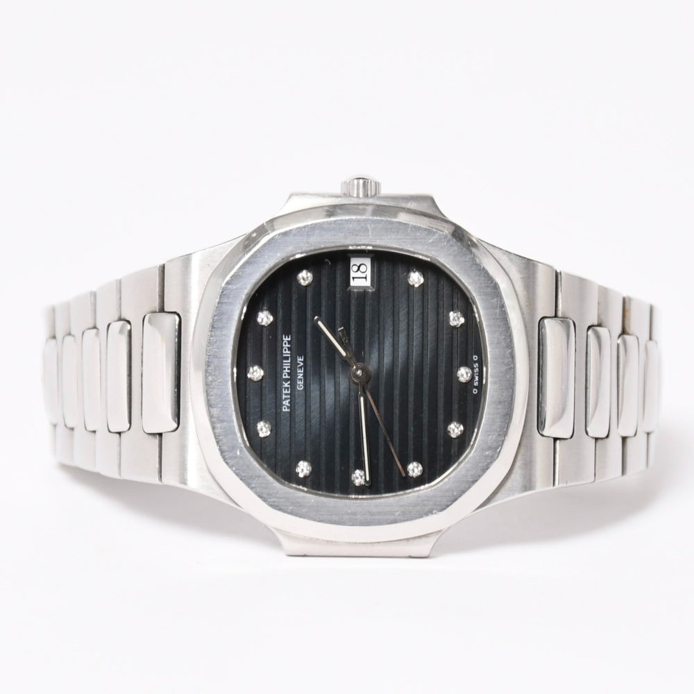 PATEK PHILIPPE パテック フィリップ ノーチラス 3900/1A ネイビー文字盤 時計 重量約71.60g クォーツ ステンレス 美品 中古 4a006716