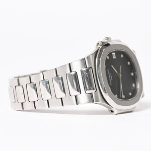 PATEK PHILIPPE パテック フィリップ ノーチラス 3900/1A ネイビー文字盤 時計 重量約71.60g クォーツ ステンレス 美品 中古 4a006716