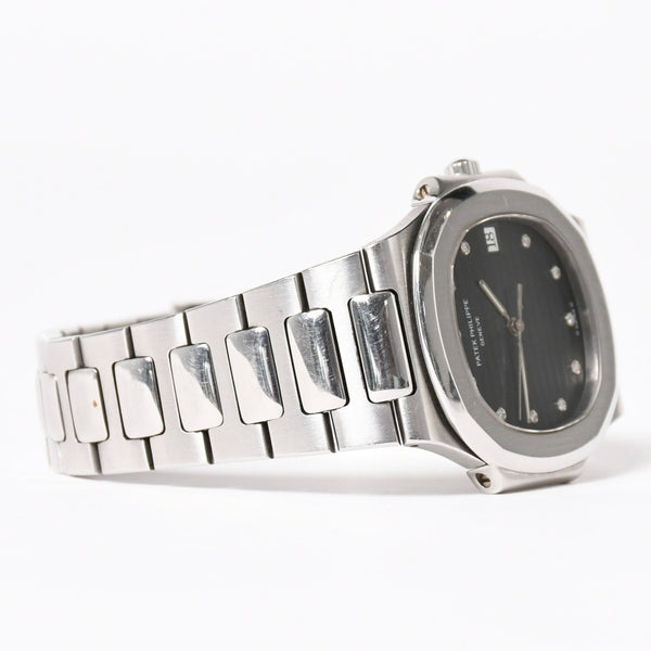PATEK PHILIPPE パテック フィリップ ノーチラス 3900/1A ネイビー文字盤 時計 重量約71.60g クォーツ ステンレス 美品 中古 4a006716