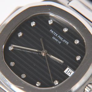 PATEK PHILIPPE パテック フィリップ ノーチラス 3900/1A ネイビー文字盤 時計 重量約71.60g クォーツ ステンレス 美品 中古 4a006716
