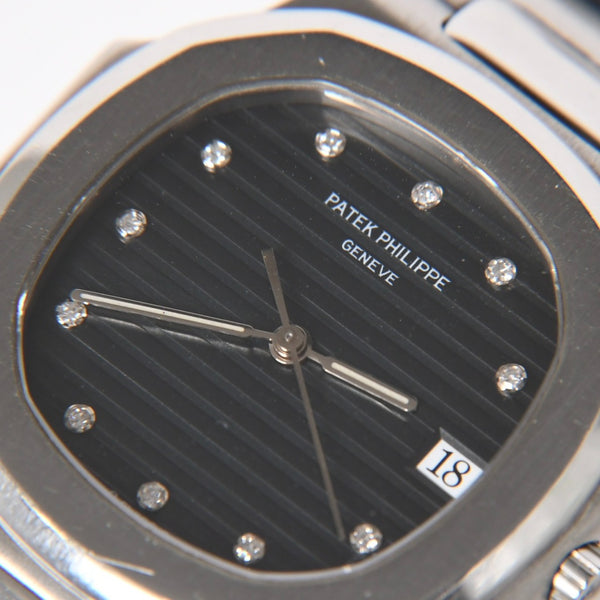 PATEK PHILIPPE パテック フィリップ ノーチラス 3900/1A ネイビー文字盤 時計 重量約71.60g クォーツ ステンレス 美品 中古 4a006716