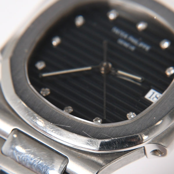 PATEK PHILIPPE パテック フィリップ ノーチラス 3900/1A ネイビー文字盤 時計 重量約71.60g クォーツ ステンレス 美品 中古 4a006716