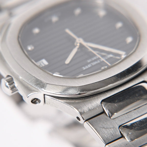 PATEK PHILIPPE パテック フィリップ ノーチラス 3900/1A ネイビー文字盤 時計 重量約71.60g クォーツ ステンレス 美品 中古 4a006716