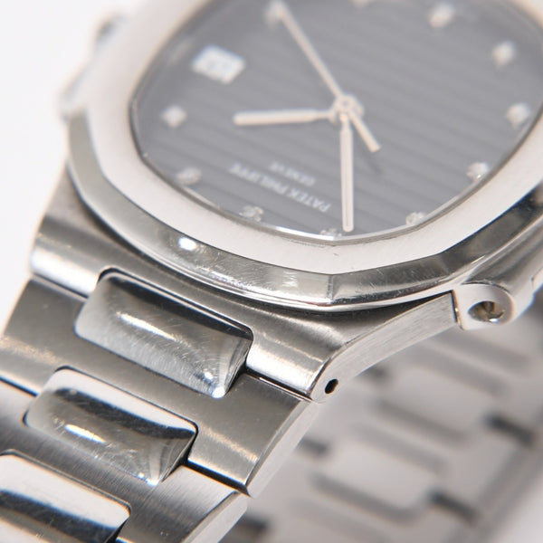 PATEK PHILIPPE パテック フィリップ ノーチラス 3900/1A ネイビー文字盤 時計 重量約71.60g クォーツ ステンレス 美品 中古 4a006716