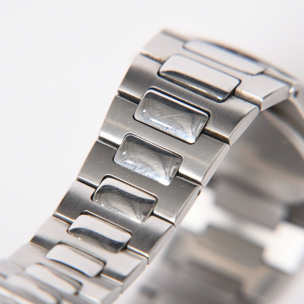 PATEK PHILIPPE パテック フィリップ ノーチラス 3900/1A ネイビー文字盤 時計 重量約71.60g クォーツ ステンレス 美品 中古 4a006716