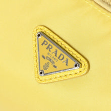 画像をギャラリービューアに読み込む, PRADA プラダ Re-Edition 2000 ハンドバッグ ワンショルダーバッグ 1NE515 トライアングルロゴ ナイロン イエロー 美品 中古 4a006505