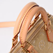 将图片加载到图库查看器中。 極美品 LOUIS VUITTON ルイヴィトン Hand Bag ハンドバッグ Shoulder Bag ショルダーバッグ モノグラムジャガード ナノスピーディ M82242 ゴールド ベージュ 中古 4a006443