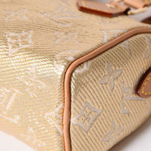 将图片加载到图库查看器中。 極美品 LOUIS VUITTON ルイヴィトン Hand Bag ハンドバッグ Shoulder Bag ショルダーバッグ モノグラムジャガード ナノスピーディ M82242 ゴールド ベージュ 中古 4a006443