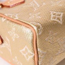 将图片加载到图库查看器中。 極美品 LOUIS VUITTON ルイヴィトン Hand Bag ハンドバッグ Shoulder Bag ショルダーバッグ モノグラムジャガード ナノスピーディ M82242 ゴールド ベージュ 中古 4a006443