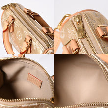 将图片加载到图库查看器中。 極美品 LOUIS VUITTON ルイヴィトン Hand Bag ハンドバッグ Shoulder Bag ショルダーバッグ モノグラムジャガード ナノスピーディ M82242 ゴールド ベージュ 中古 4a006443