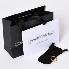 新品未使用 CHROME HEARTS クロムハーツ 22K タイニーE CHプラス バンドリング サイズ11.5号 重量3.81g 22Kゴールド リング アクセサリー 中古 4a006425