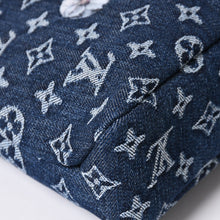 将图片加载到图库查看器中。 新品未使用品 LOUIS VUITTON ルイヴィトン ハンドバッグ クラッチバッグ M27559 ポシェット・ヴォワヤージュ モノグラムデニム 中古 4a006421