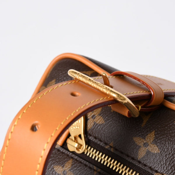 新品同様品 LOUIS VUITTON ルイヴィトン ロッカー ドップ・キッド カーゴ M2A501 クラッチバッグ ハンドバッグ ブラウン ゴールド金具 中古 4a006420