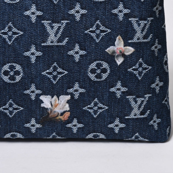 新品未使用品 LOUIS VUITTON ルイヴィトン ハンドバッグ クラッチバッグ M27559 ポシェット・ヴォワヤージュ モノグラムデニム 中古 4a006421