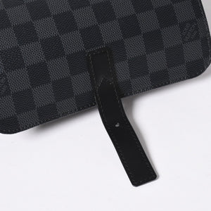 極美品 LOUIS VUITTON ルイヴィトン 時計ケース ダミエグラフィット エテュイ 3モントル 3本用ウォッチケース 時計ケース 筒型 マルチポーチ N41137 中古 4a006422