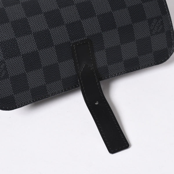 極美品 LOUIS VUITTON ルイヴィトン 時計ケース ダミエグラフィット エテュイ 3モントル 3本用ウォッチケース 時計ケース 筒型 マルチポーチ N41137 中古 4a006422
