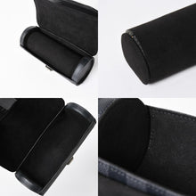 Load the image into the gallery viewer. 極美品 LOUIS VUITTON ルイヴィトン 時計ケース ダミエグラフィット エテュイ 3モントル 3本用ウォッチケース 時計ケース 筒型 マルチポーチ N41137 中古 4a006422