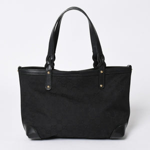 GUCCI グッチ GG柄 GGキャンバス 269878 トートバッグ ショルダーバッグ ブラック ゴールド金具 美品 中古 4a006234