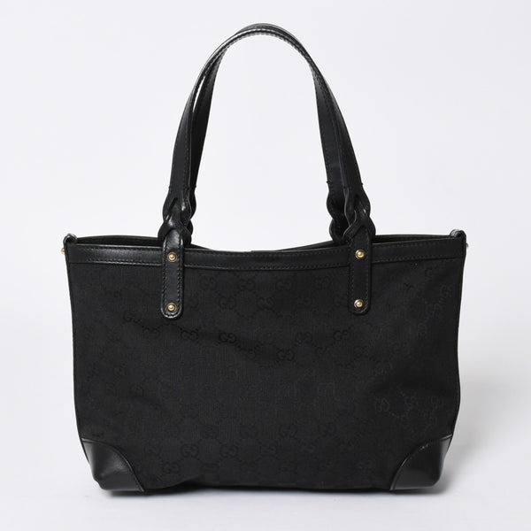 GUCCI グッチ GG柄 GGキャンバス 269878 トートバッグ ショルダーバッグ ブラック ゴールド金具 美品 中古 4a006234