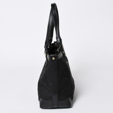 Load the image into the gallery viewer. GUCCI グッチ GG柄 GGキャンバス 269878 トートバッグ ショルダーバッグ ブラック ゴールド金具 美品 中古 4a006234