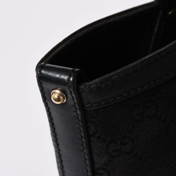 GUCCI グッチ GG柄 GGキャンバス 269878 トートバッグ ショルダーバッグ ブラック ゴールド金具 美品 中古 4a006234