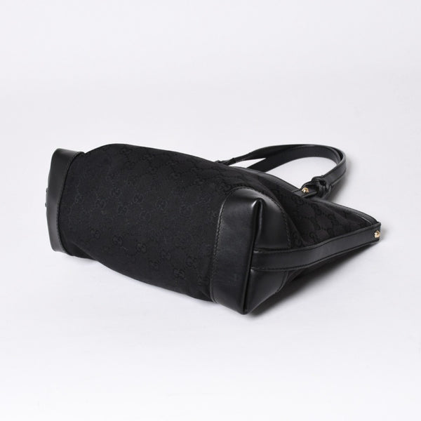 GUCCI グッチ GG柄 GGキャンバス 269878 トートバッグ ショルダーバッグ ブラック ゴールド金具 美品 中古 4a006234