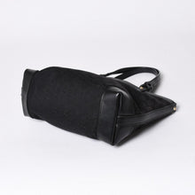 Load the image into the gallery viewer. GUCCI グッチ GG柄 GGキャンバス 269878 トートバッグ ショルダーバッグ ブラック ゴールド金具 美品 中古 4a006234