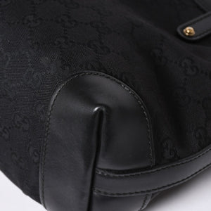 GUCCI グッチ GG柄 GGキャンバス 269878 トートバッグ ショルダーバッグ ブラック ゴールド金具 美品 中古 4a006234