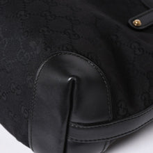 Load the image into the gallery viewer. GUCCI グッチ GG柄 GGキャンバス 269878 トートバッグ ショルダーバッグ ブラック ゴールド金具 美品 中古 4a006234