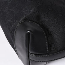 Load the image into the gallery viewer. GUCCI グッチ GG柄 GGキャンバス 269878 トートバッグ ショルダーバッグ ブラック ゴールド金具 美品 中古 4a006234