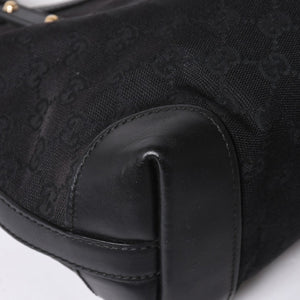 GUCCI グッチ GG柄 GGキャンバス 269878 トートバッグ ショルダーバッグ ブラック ゴールド金具 美品 中古 4a006234