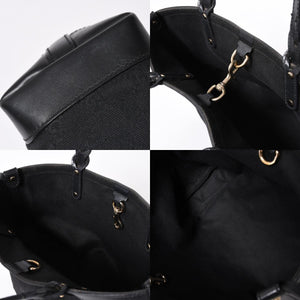 GUCCI グッチ GG柄 GGキャンバス 269878 トートバッグ ショルダーバッグ ブラック ゴールド金具 美品 中古 4a006234