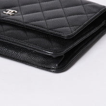 将图片加载到图库查看器中。 極美品 CHANEL シャネル チェーンウォレット 長財布 AP0250 22番台 ココマーク キャビアスキン ブラック シルバー金具 中古 4a004351
