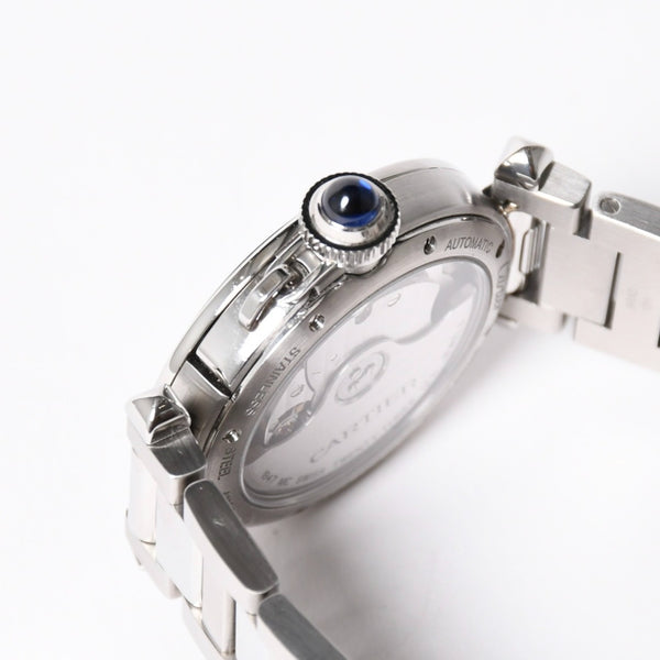 CARTIER Pasha de Cartier Watch Silver WSPA0013 Automatic Silver Dial Good Condition Used 4a006426