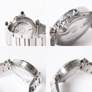 CARTIER Pasha de Cartier Watch Silver WSPA0013 Automatic Silver Dial Good Condition Used 4a006426