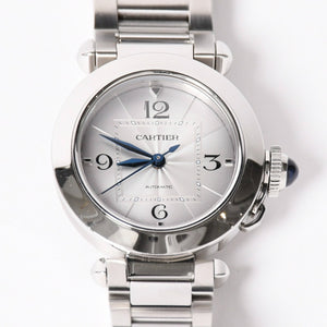 CARTIER Pasha de Cartier Watch Silver WSPA0013 Automatic Silver Dial Good Condition Used 4a006426