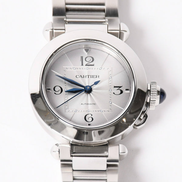 CARTIER Pasha de Cartier Watch Silver WSPA0013 Automatic Silver Dial Good Condition Used 4a006426