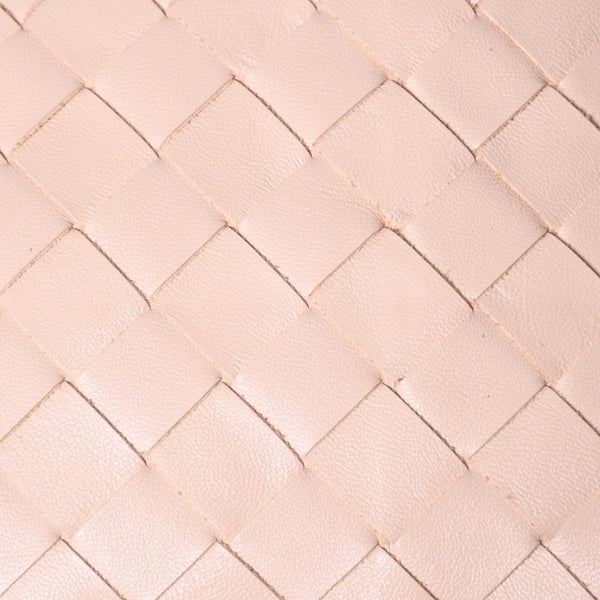 Like new BOTTEGA VENETA Intrecciato 2WAY handbag shoulder bag pink gold hardware A00621123X Used 4a006237