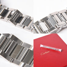 画像をギャラリービューアに読み込む, CARTIER カルティエ Pasha de Cartier パシャ・ドゥ・カルティエ 腕時計 シルバー WSPA0013 自動巻き シルバー文字盤 美品 中古 4a006426