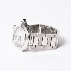 CARTIER Pasha de Cartier Watch Silver WSPA0013 Automatic Silver Dial Good Condition Used 4a006426