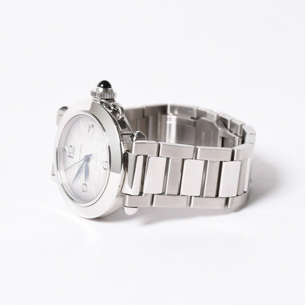 CARTIER Pasha de Cartier Watch Silver WSPA0013 Automatic Silver Dial Good Condition Used 4a006426