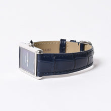 画像をギャラリービューアに読み込む, 新品同様 CARTIER カルティエ TANK MUST LM タンクマスト LM 腕時計 WSTA0055 重量31.79g SS クォーツ レザー ブルー文字盤 中古 4a006377