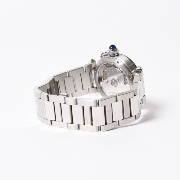 CARTIER Pasha de Cartier Watch Silver WSPA0013 Automatic Silver Dial Good Condition Used 4a006426