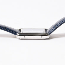 画像をギャラリービューアに読み込む, 新品同様 CARTIER カルティエ TANK MUST LM タンクマスト LM 腕時計 WSTA0055 重量31.79g SS クォーツ レザー ブルー文字盤 中古 4a006377