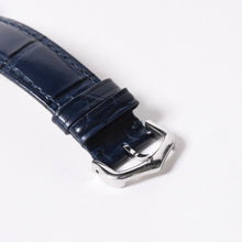 画像をギャラリービューアに読み込む, 新品同様 CARTIER カルティエ TANK MUST LM タンクマスト LM 腕時計 WSTA0055 重量31.79g SS クォーツ レザー ブルー文字盤 中古 4a006377