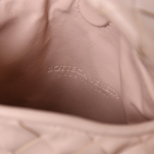 Like new BOTTEGA VENETA Intrecciato 2WAY handbag shoulder bag pink gold hardware A00621123X Used 4a006237