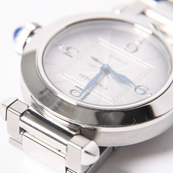 CARTIER Pasha de Cartier Watch Silver WSPA0013 Automatic Silver Dial Good Condition Used 4a006426